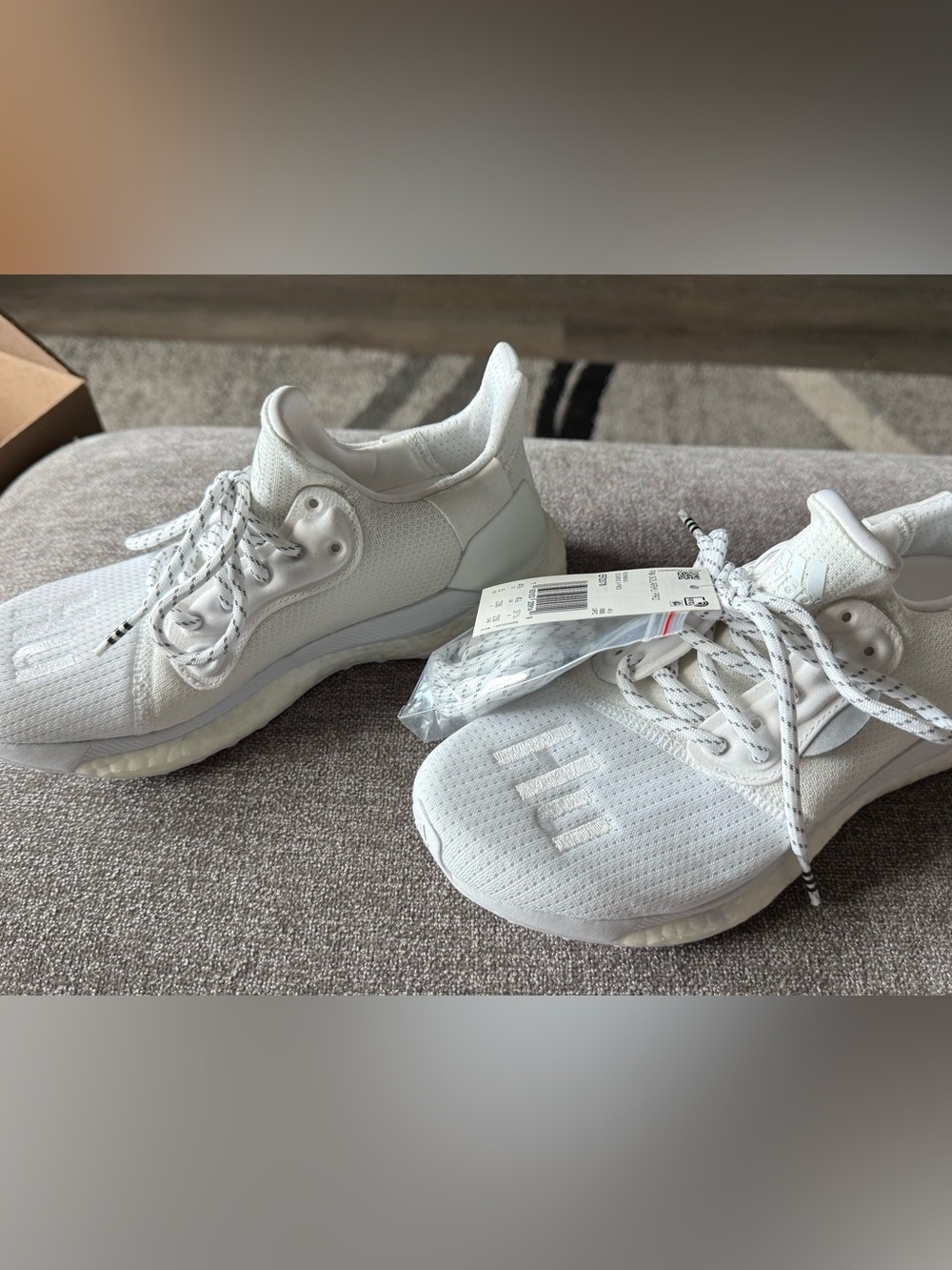 Adidas white shoes